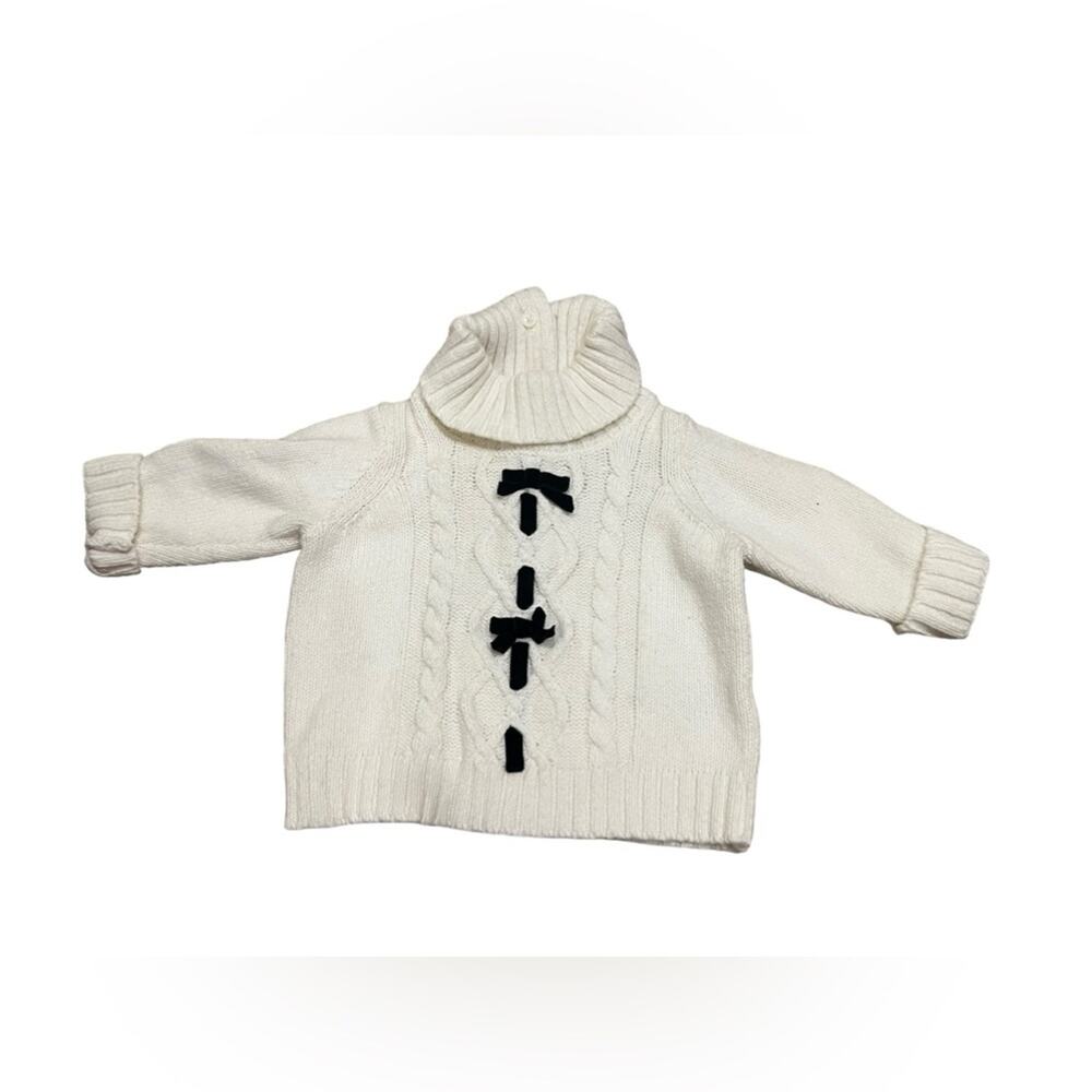JANIE AND JACK Baby Girl Turtleneck Knitted Sweater SZ 3-6 Months